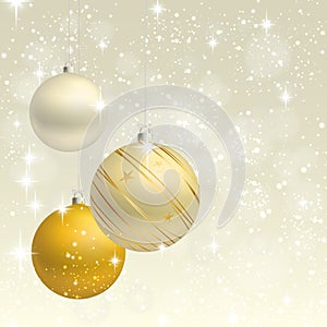 Christmas ornament background card