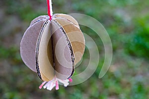 Christmas ornament, the Christmas decoration design ideas from cardboard paper