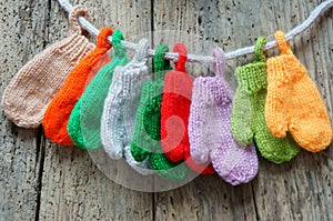 Christmas ornament, colorful, mitten, Xmas, glove