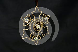 Christmas ornament - Golden star