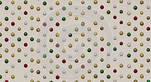 Christmas Ornament Pattern Background