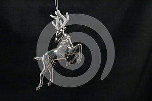 Christmas ornament - Silver Reindeer