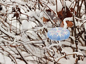 Christmas ornament snowflake