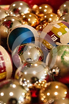 Christmas Ornaments Background