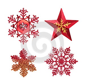 Christmas Ornaments Isolated