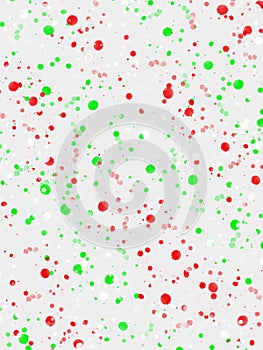 Christmas paint splatter