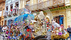 Christmas parade Pase del Nino, Ecuador
