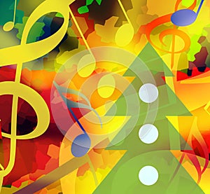 Christmas party music background