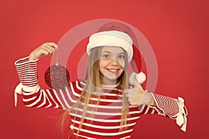 Christmas party. Winter holidays. Playful mood. Christmas celebration ideas. Shine and glitter. Child Santa Claus