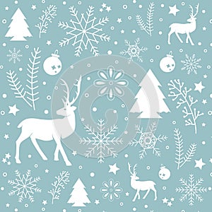 Christmas pattern background. EPS10 vector file.