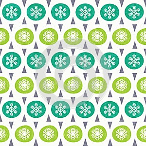 Christmas pattern in retro style
