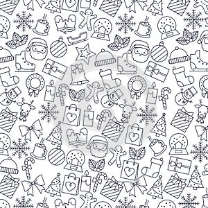 Christmas patternn background. vector illustration