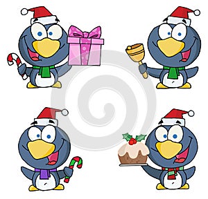 Christmas penguin collection