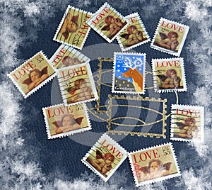Christmas with philately