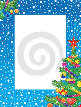 Christmas photo-frame