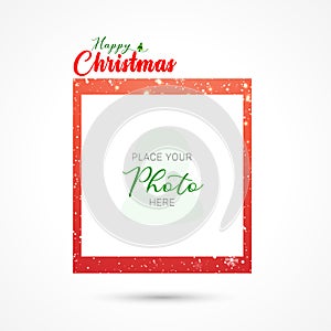 Christmas Photo Frame template