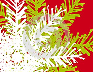 Christmas Pine Tree Background