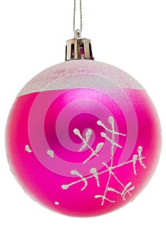 Christmas pink ball