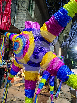 christmas piñata traditional festivity mexico