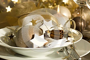 Christmas place setting