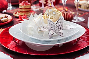 Christmas Place setting