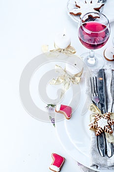 Christmas place setting