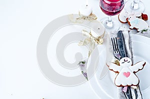 Christmas place setting