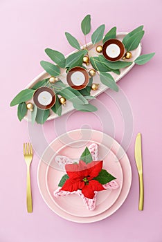 Christmas place setting