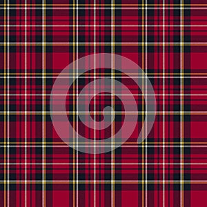Christmas plaid modern classic pattern