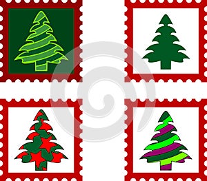 Christmas Postal stamp