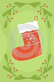 Christmas poster vector concept