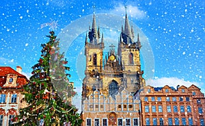 Christmas in Prague, Czech Republic