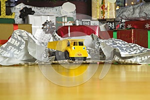 Christmas present unwrapped