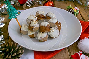 Christmas pudding ball.