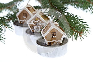 Christmas and realestate theme on white