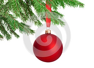 Christmas red ball img