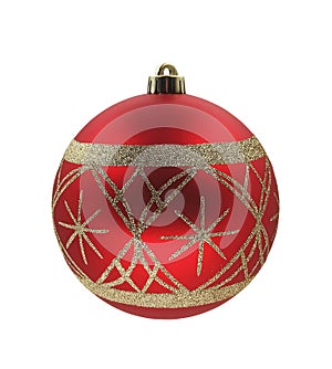 Christmas red matt shatterproof ball ornaments