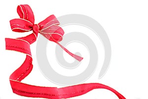 Christmas red Ribbon