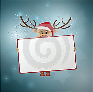 Christmas reindeer background