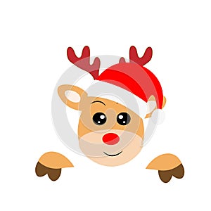 Christmas reindeer deer vector illustration