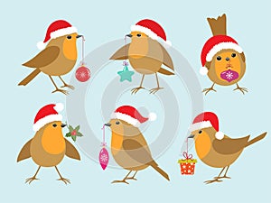 Christmas Robins