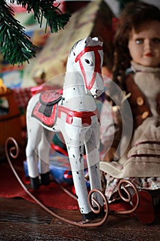 Christmas rocking Horse