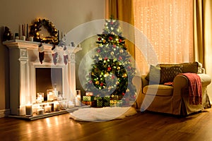 Christmas room interior design