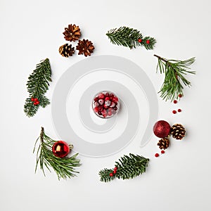 Christmas Round Frame