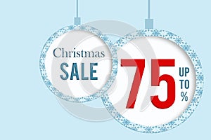 Christmas sale 75 %