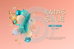 Christmas sale banner