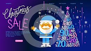 Christmas sale banner