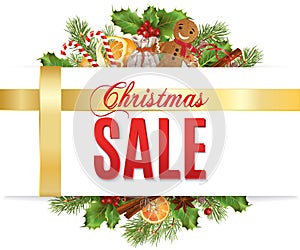 Christmas sale banner