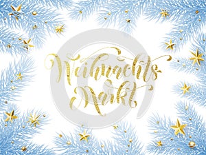 Christmas Sale German Weihnachtsmarkt discount promo banner photo