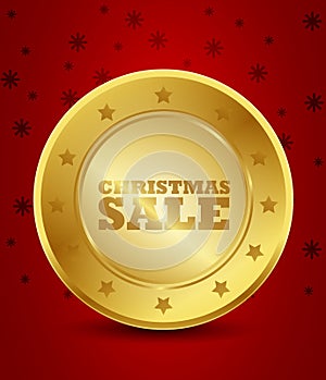 Christmas sale icon